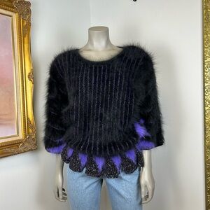 Vintage 80s Angora Sweater